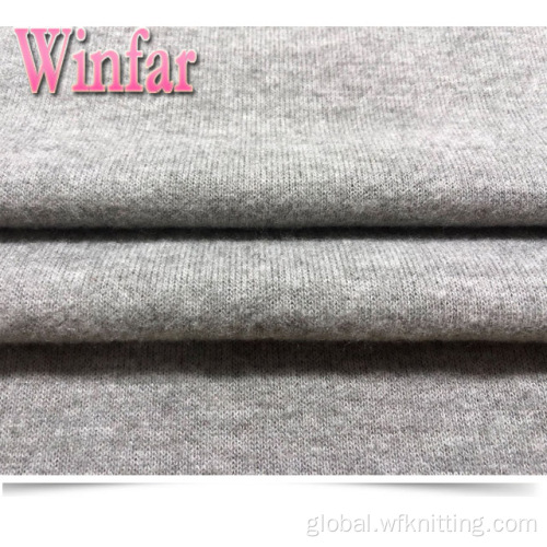 Hacci Knitted Fabric Brushed Rayon Polyester Spandex Sweater Knit Fabric Hacci Supplier